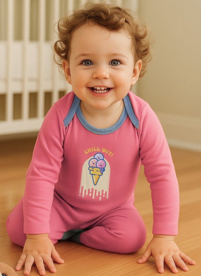 BONTOTS Girls Printed Sleepsuit - Image 1